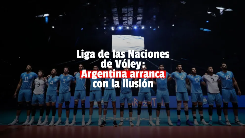 Con un sanjuanino en el equipo, Argentina debuta en la VNL ante Brasil