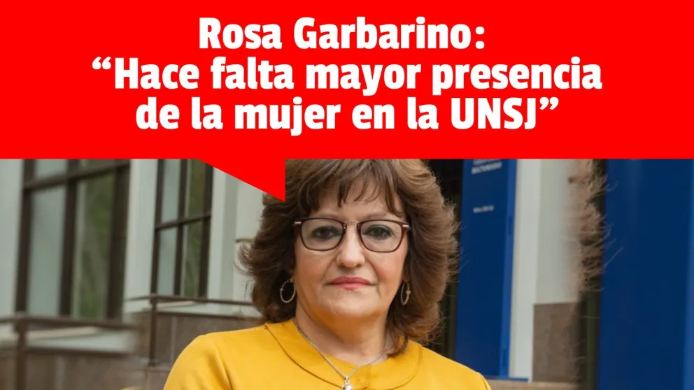 Rosa Garbarino, la única candidata mujer que busca imponerse en la UNSJ