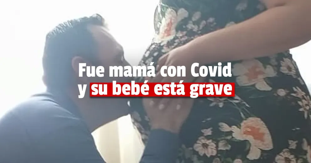Piden cadena de oraciones para una joven sanjuanina con Covid y su pequeña bebé