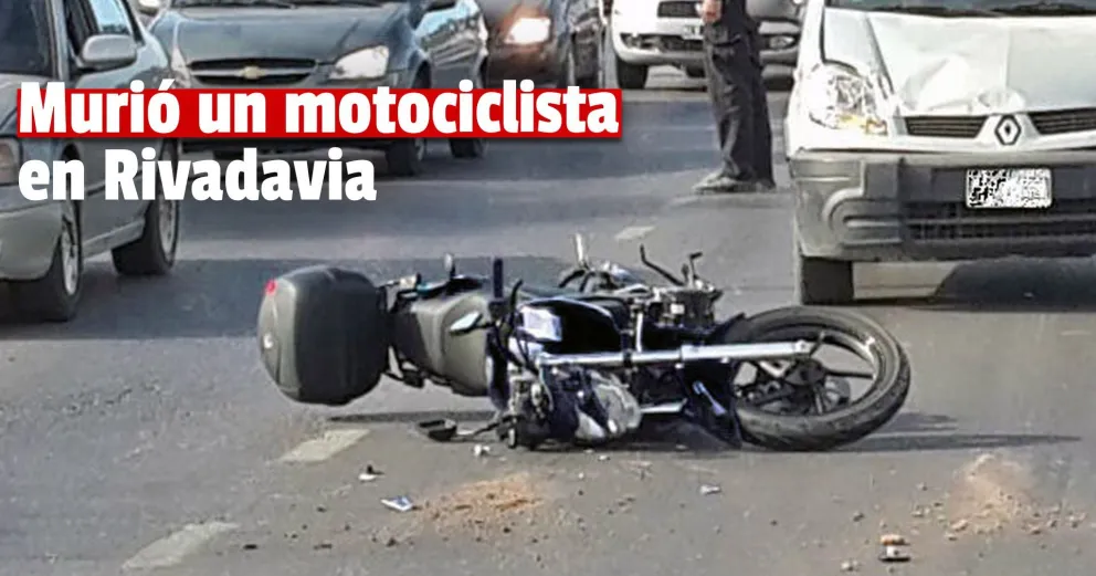 Rivadavia: falleció un motociclista en un siniestro vial