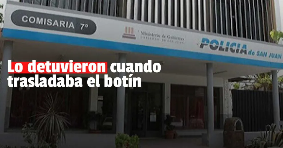 Robó 50 palos de una finca de Pocito y fue detenido