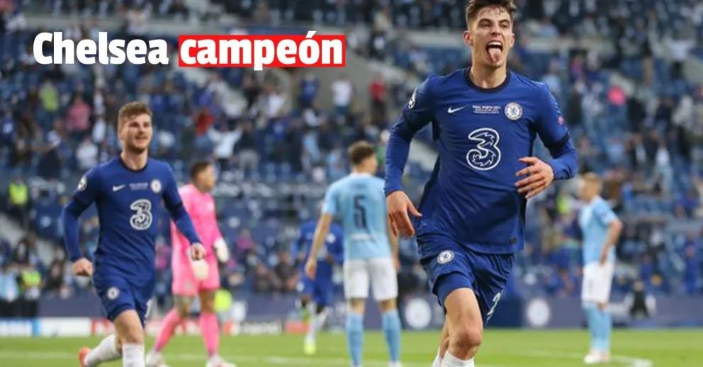 Chelsea derrotó al Manchester City en un partido intenso y se consagró campeón de la Champions League