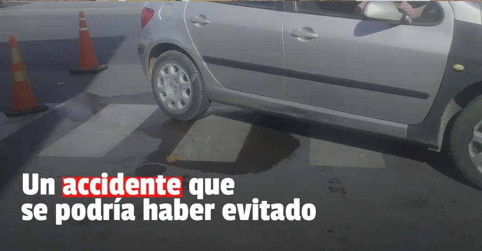 Confuso choque en una estación de servicio de Rivadavia