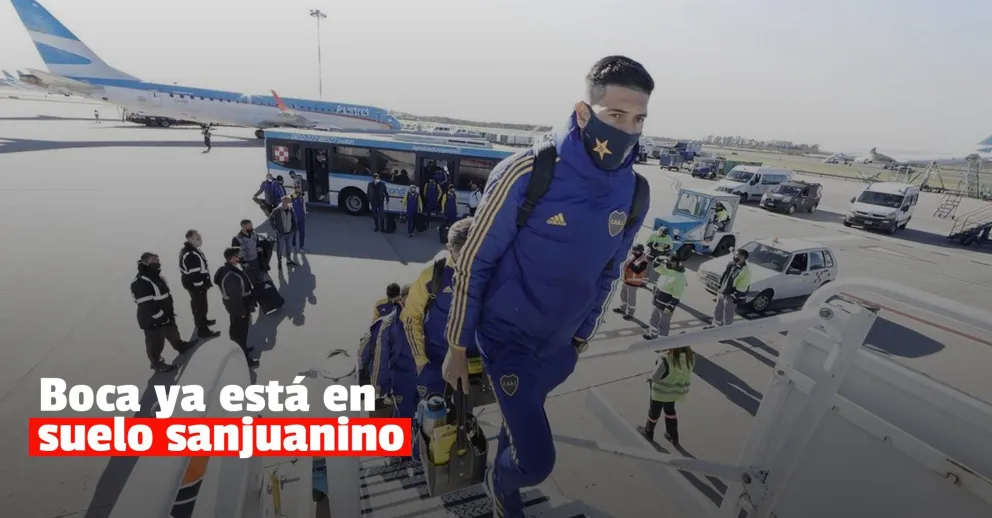 Boca ya está en San Juan y calienta motores para enfrentar a Racing