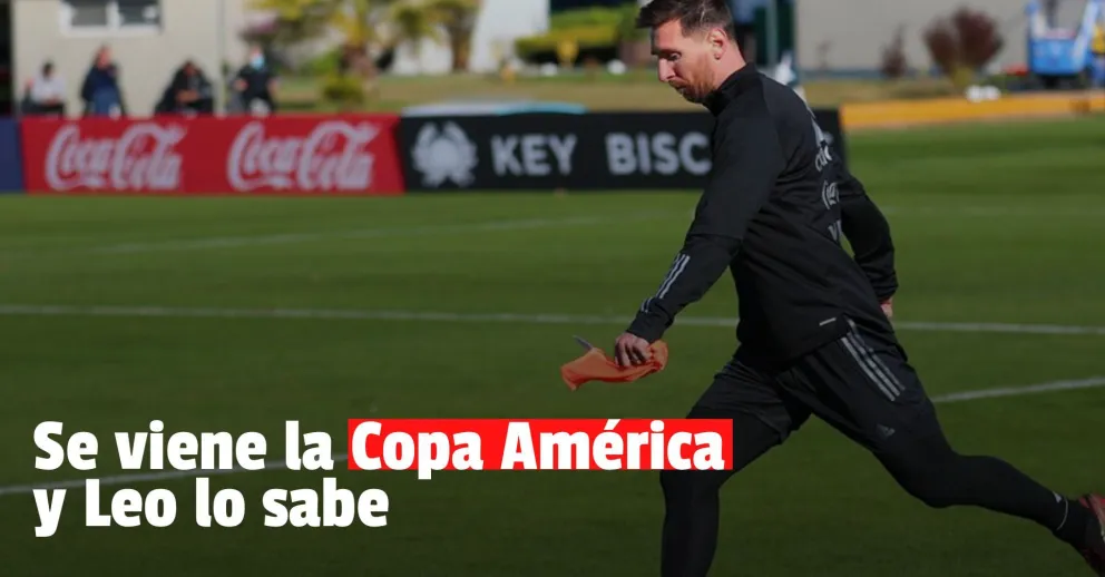 Messi ya calienta motores para la Copa América