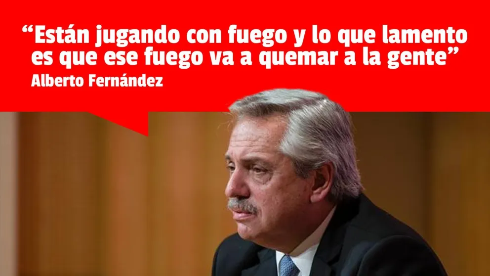 El presidente Fernández hizo una advertencia por la vuelta a la presencialidad en algunos distritos