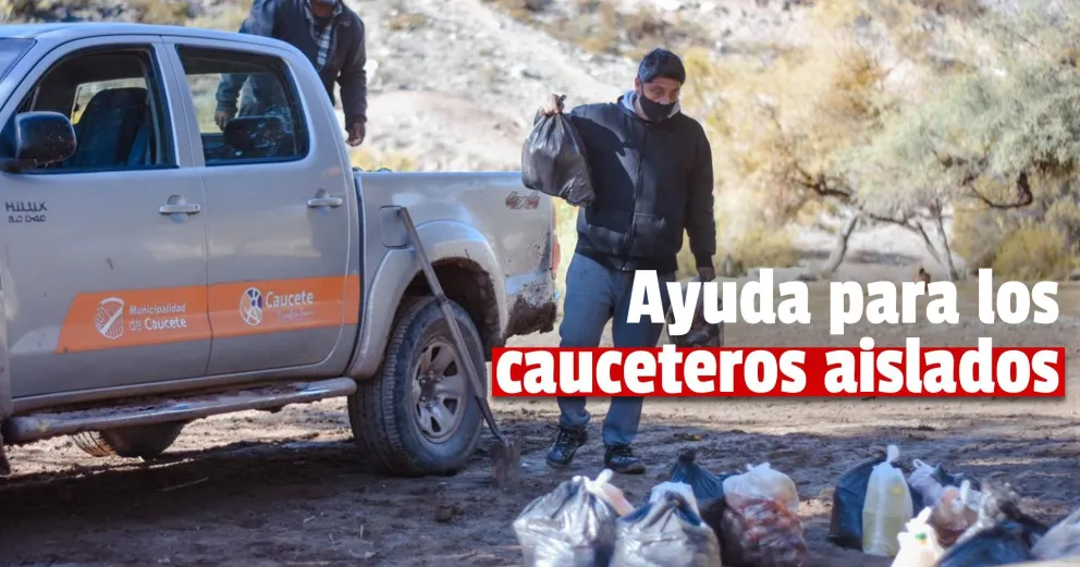 Durante el confinamiento estricto, la Municipalidad de Caucete asistió a 170 familias