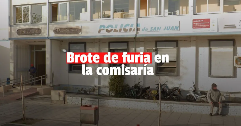 Se puso como loco y rompió hasta las paredes de la Comisaría