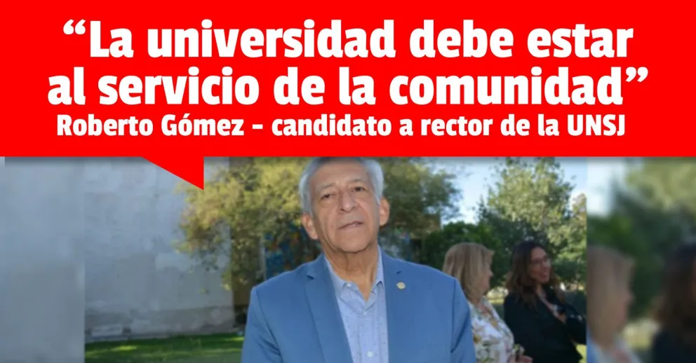 Roberto Gómez el candidato que busca una universidad al servicio de la comunidad