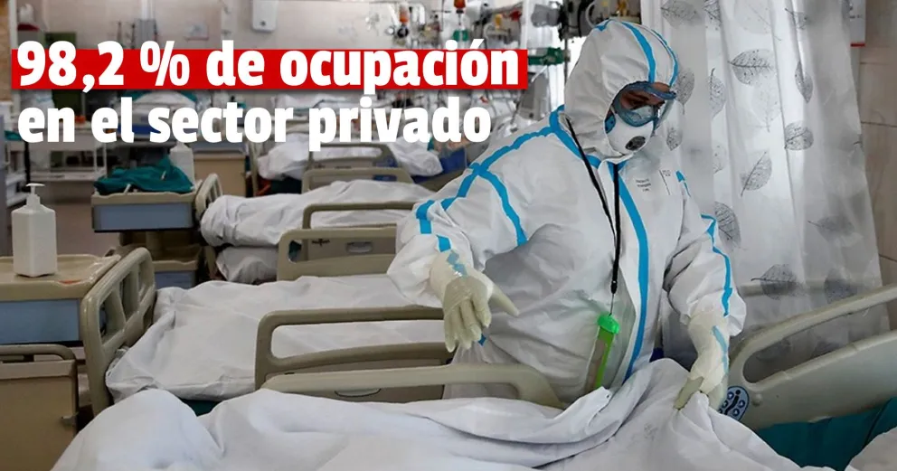 La ocupación de camas UTI continúa al límite