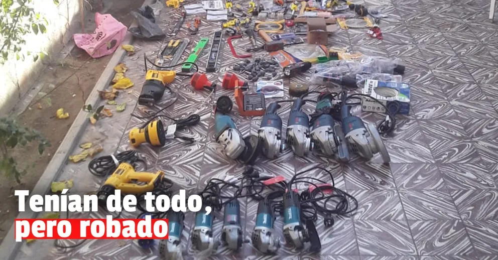 Detuvieron a un delincuente con dos armas, una granada y vehículos robados