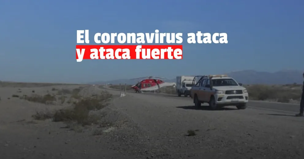 Coronavirus: una mujer fue trasladada de urgencia desde Iglesia al Hospital Rawson