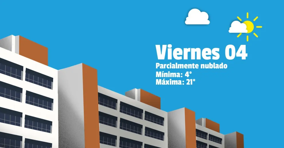 El primer viernes de junio será un día tibio y agradable