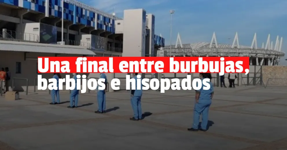 Estrictos sistemas de seguridad y sanitarios en la final de la Copa de la Liga
