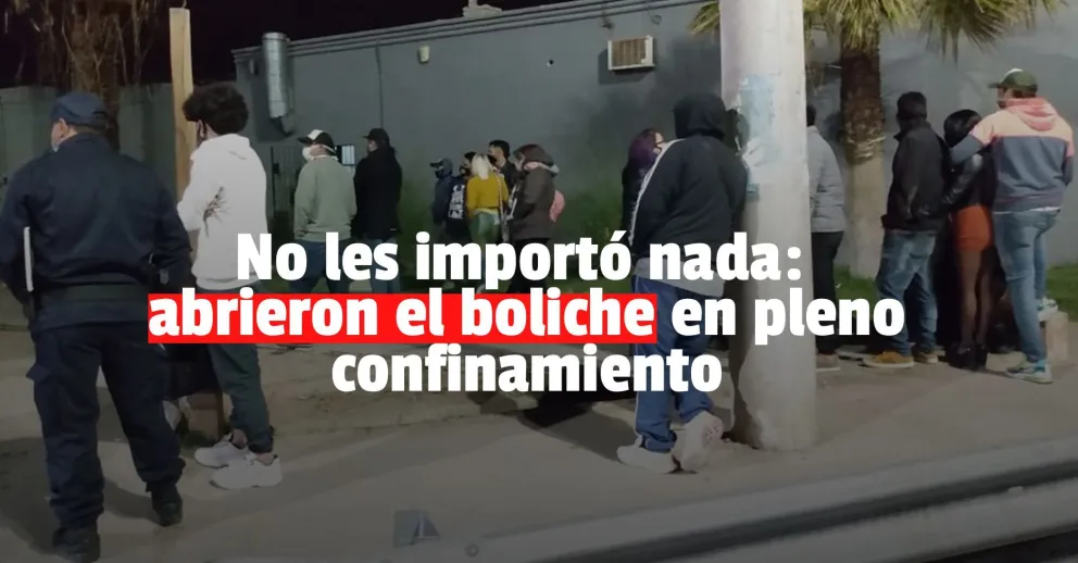 Un boliche abrió en pleno confinamiento y lo clausuraron
