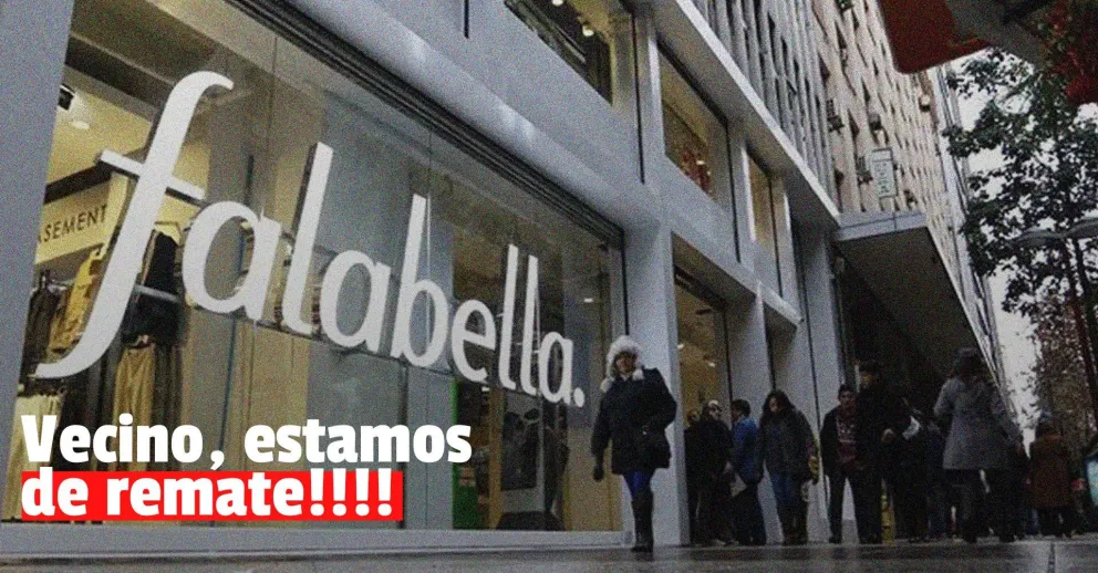 La del estribo: Falabella remata todo antes de dejar Argentina