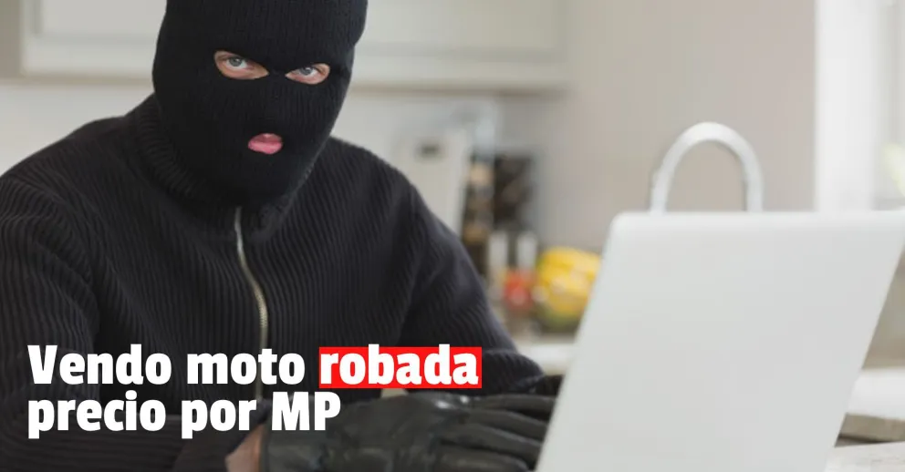 Robó una moto, la vendía por las redes sociales y lo detuvieron