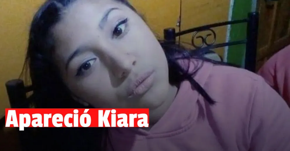 Apareció Kiara, la menor de 13 años que era buscada