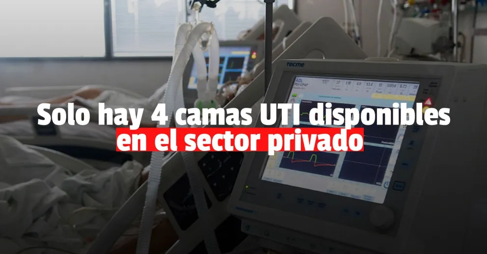 La ocupación de camas de terapia intensiva es de 87,2% en San Juan