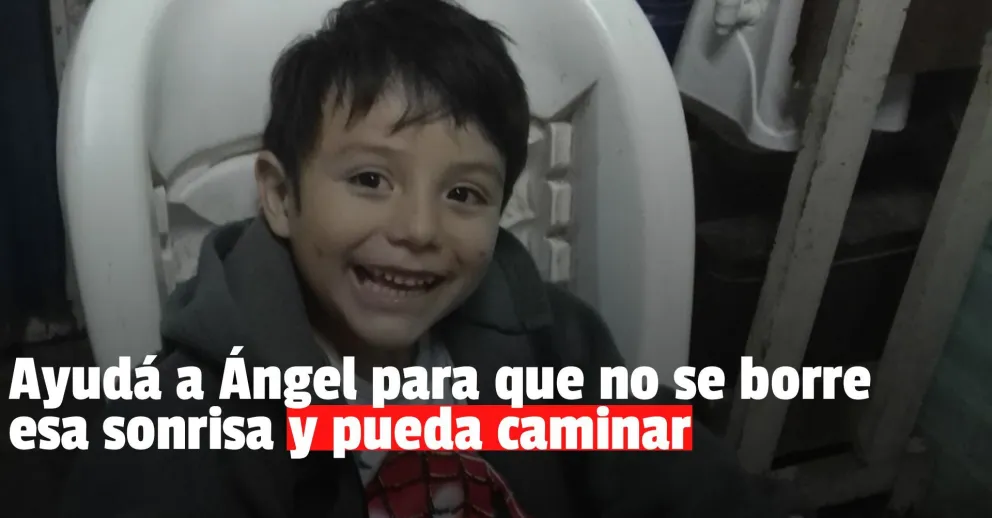 Realizan una rifa solidaria para ayudar a Ángel, el pequeño que necesita caminar