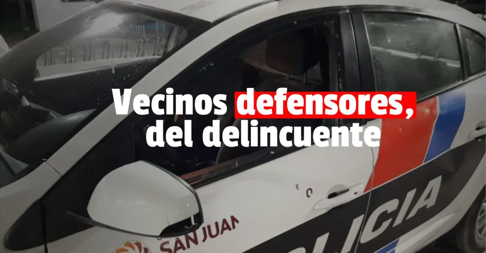 Un menor de edad robó y los vecinos atacaron a la policía cuando lo iban a detener