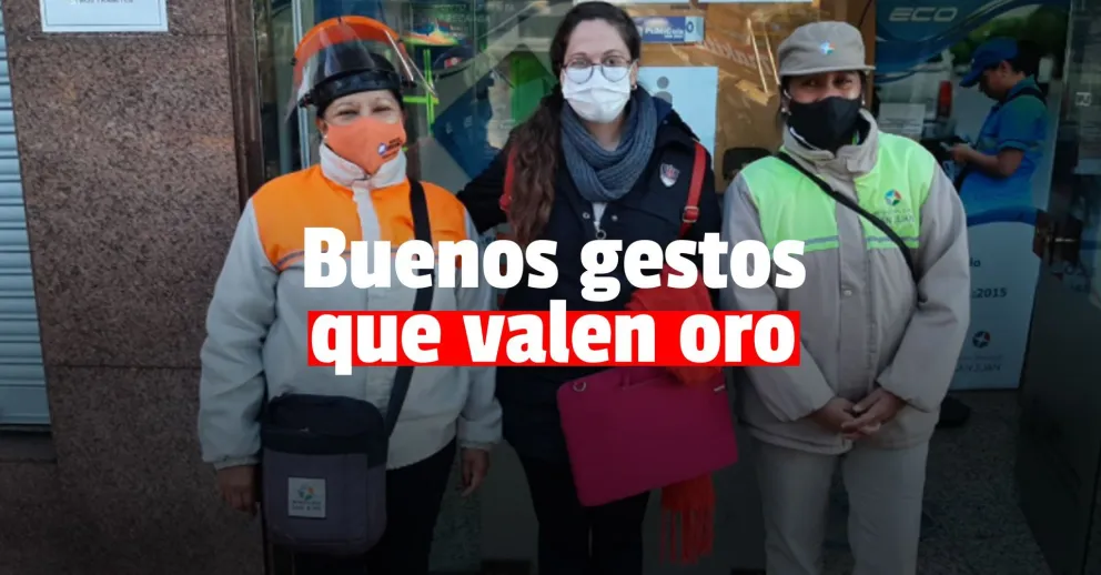 Una monitora urbana encontró una notebook, la devolvió y la dueña destacó el gesto