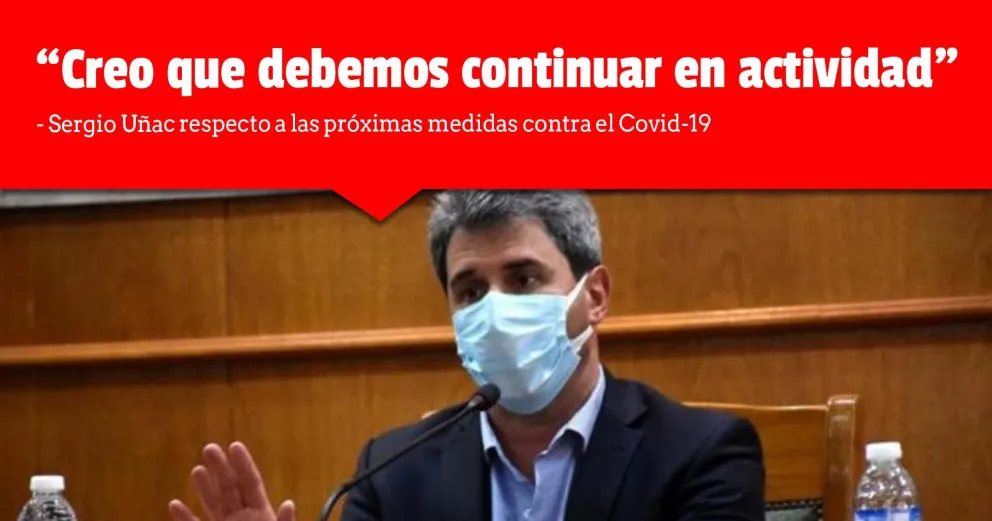 Tras la reunión con Vizzotti, Uñac informó que no se trataron las próximas medidas 
