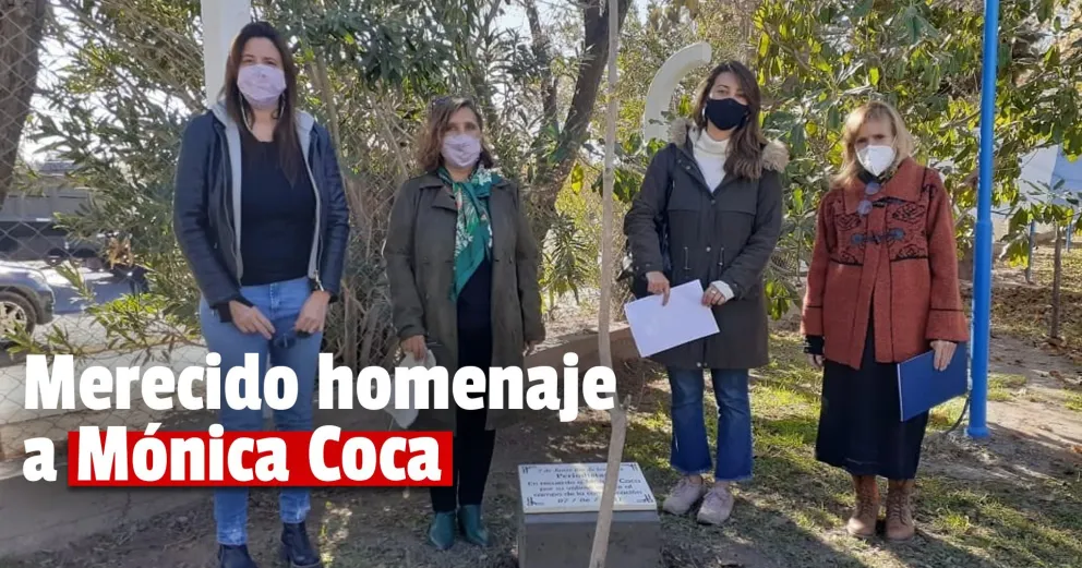 En el Día del Periodista homenajearon a Mónica Coca