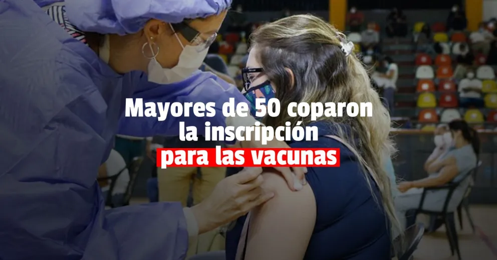 Más de 6.000 sanjuaninos mayores de 50 se anotaron para la vacuna