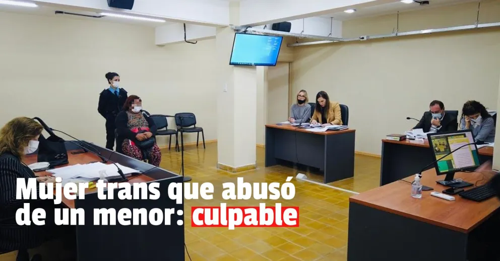 Primer veredicto de un juicio oral: afirmaron la culpabilidad de una mujer trans por abuso sexual