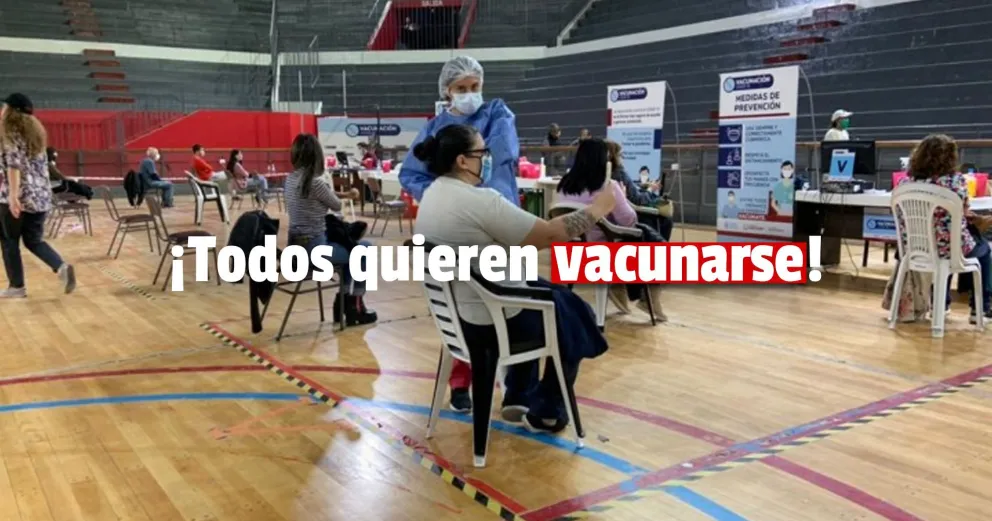 En un día se inscribieron más de 12.000 personas de entre 50 y 59 años sin comorbilidades