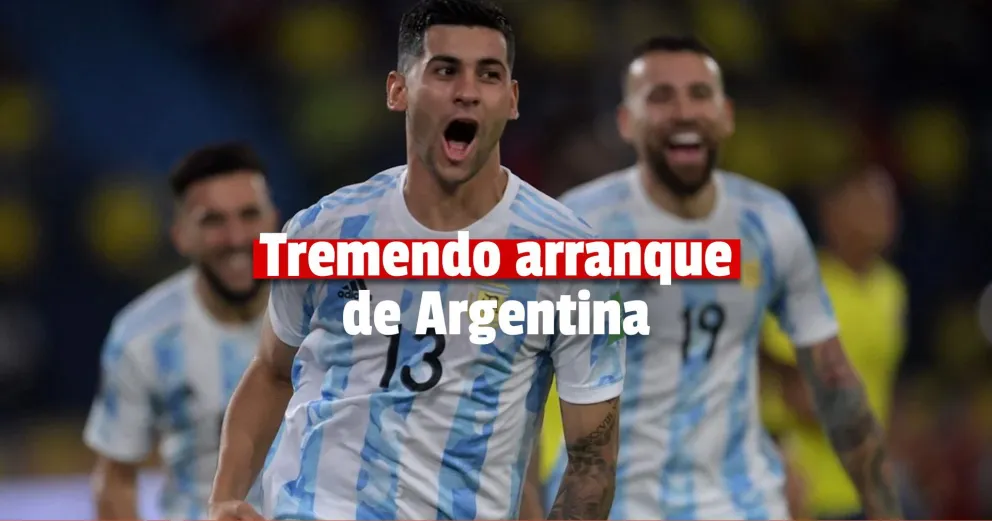 Argentina gana en Colombia: por ahora 2 a 0