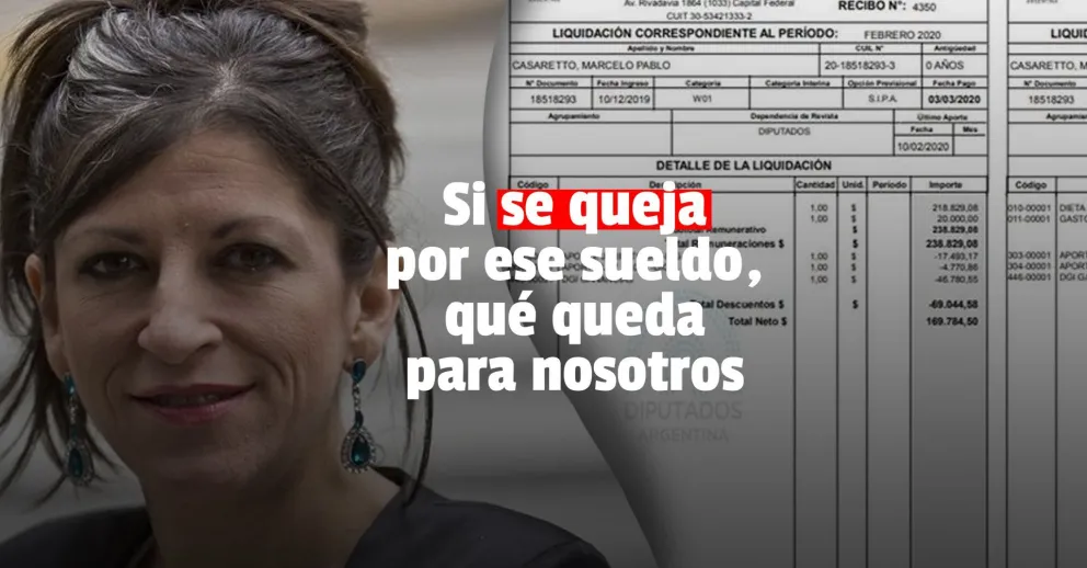 Una diputada se quejó por el sueldo que ganan los legisladores argentinos y en las redes llovieron las críticas