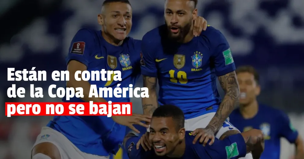 La selección de Brasil participará de la Copa América en contra de su realización