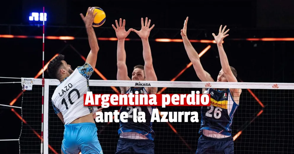 VNL: Argentina no pudo con Italia