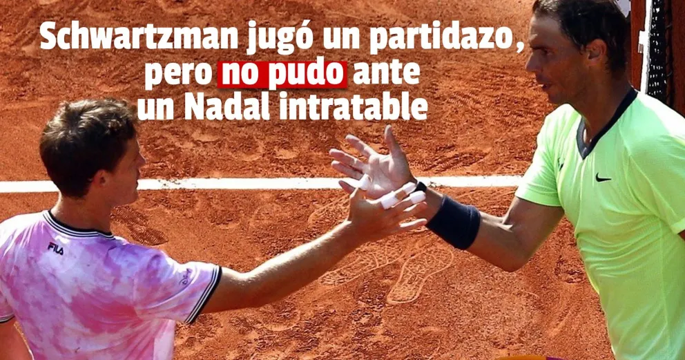 El Peque analizó su derrota y bromeó sobre Nadal