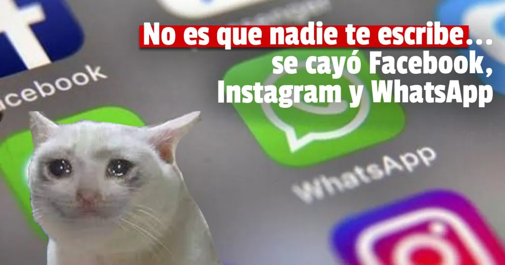 Se cayó Facebook, Instagram y WhatsApp en todo el mundo