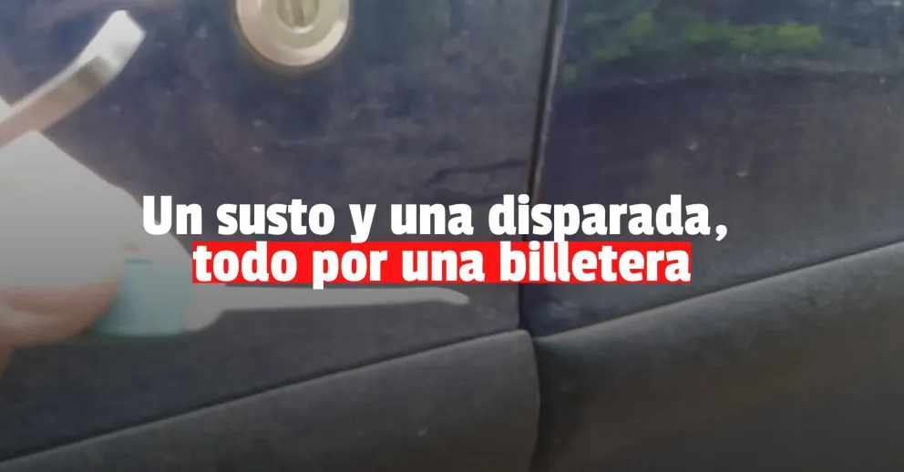 Reventaron la puerta de un camión para robarse una billetera
