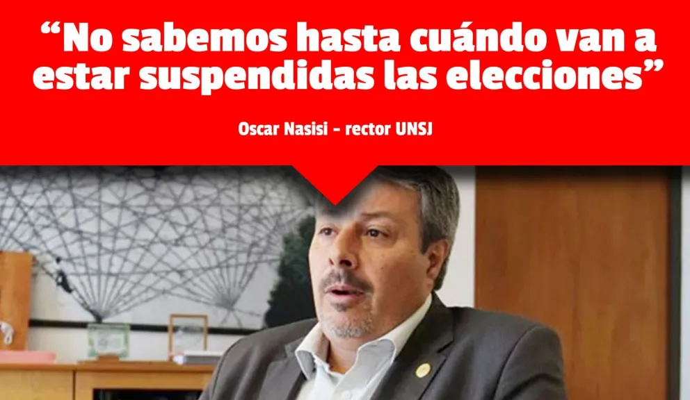 Hablo Nasisi y dijo que las elecciones permanecerá suspendidas por tiempo indeterminado