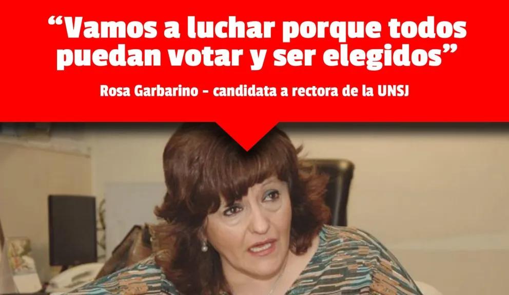 Elecciones en la UNSJ: Garbarino apuntó contra la ex consejera superior