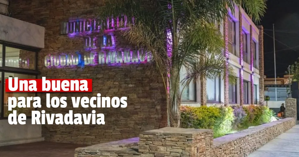 Lanzan un régimen especial de facilidades de pago para las tasas municipales de Rivadavia