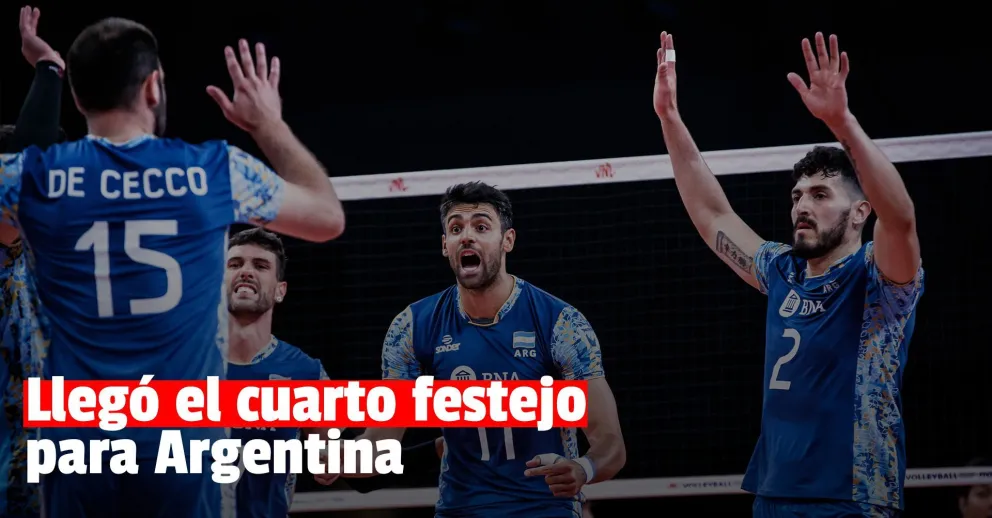 Argentina volvió a encontrarse con el triunfo en la VNL