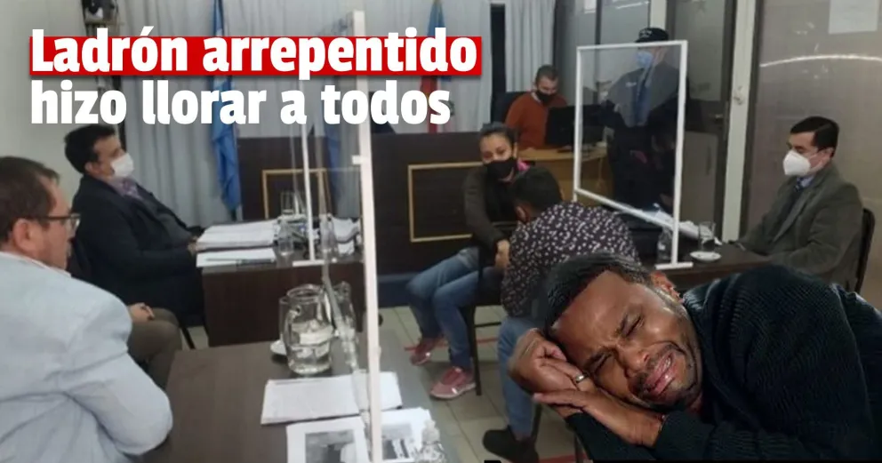 Robó cuándo era menor, en el juicio le pidió perdón a la víctima y se abrazaron