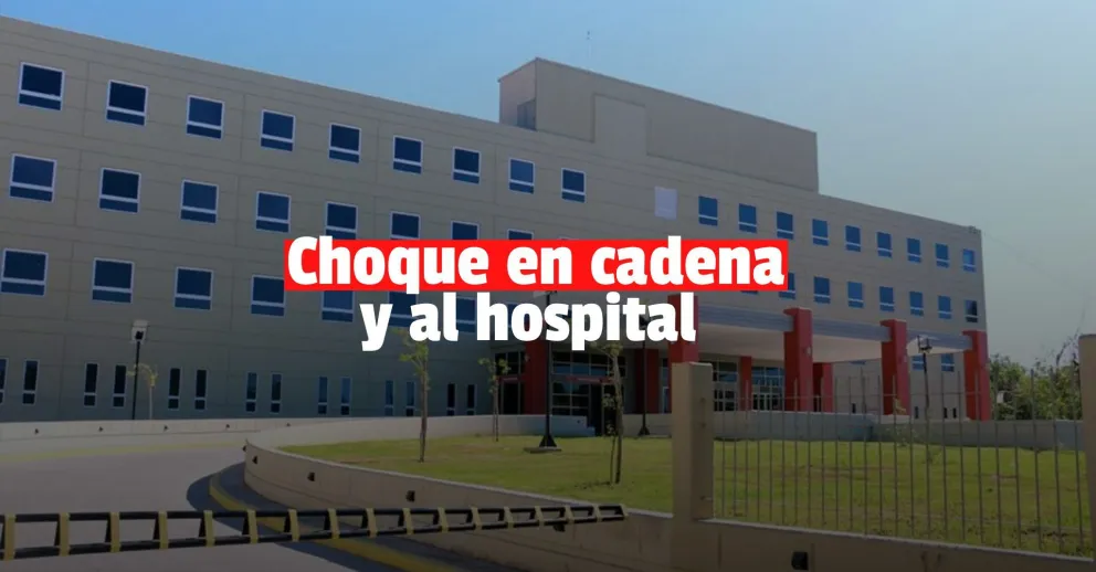 Un choque en cadena dejó a una madre y su pequeña hija hospitalizadas