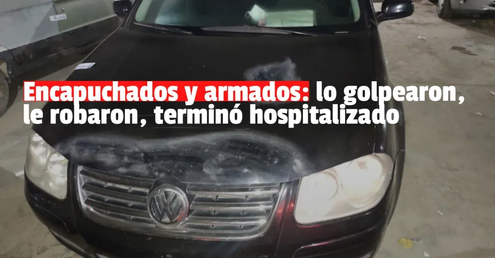 Tremenda entradera en Caucete: lo golpearon, desvalijaron y terminó hospitalizado