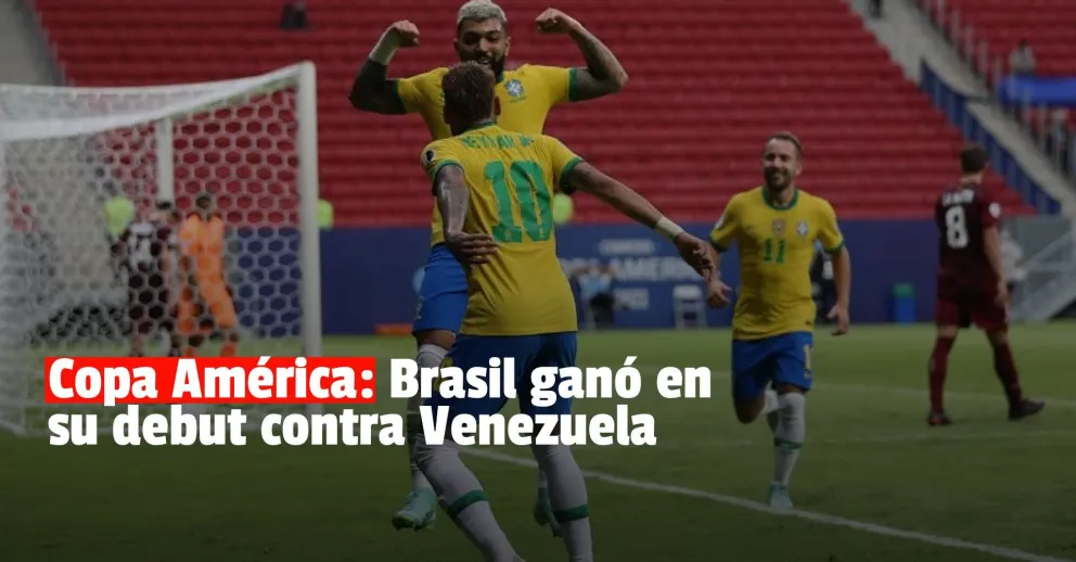 Brasil se impuso y ganó ante Venezuela