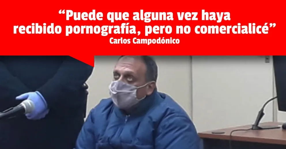 Declaró Campodónico y aceptó haber visto pornografía