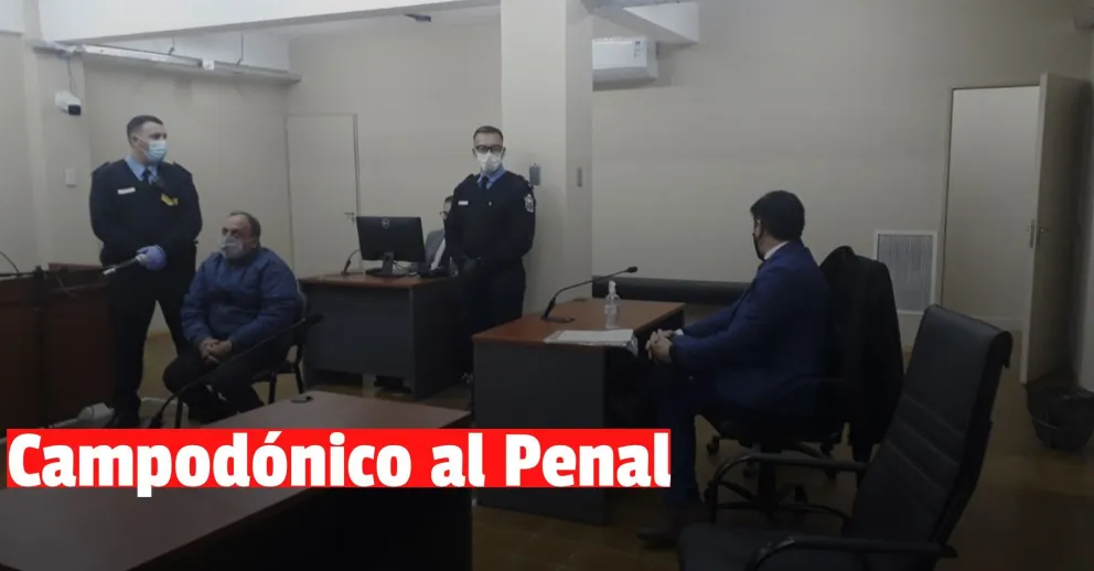 Campodónico directo al penal: no aceptaron la prisión domiciliaria