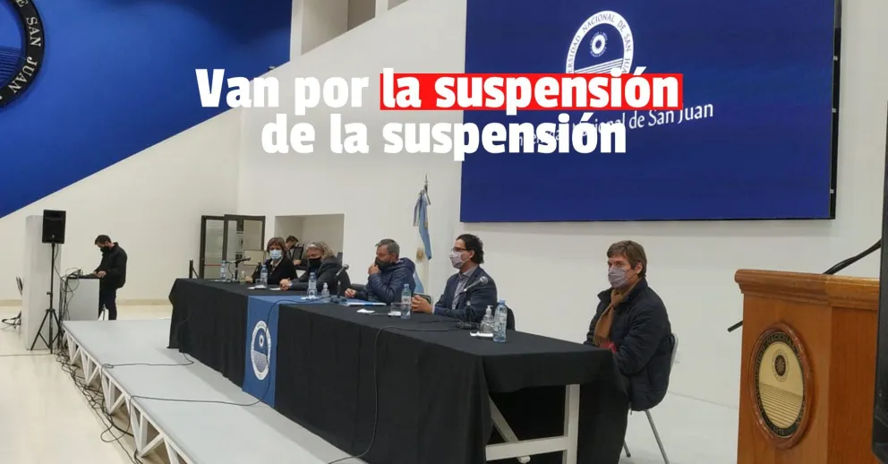 En conferencia de prensa, desde la UNSJ explicaron su respuesta hacia la Cámara Federal de Mendoza