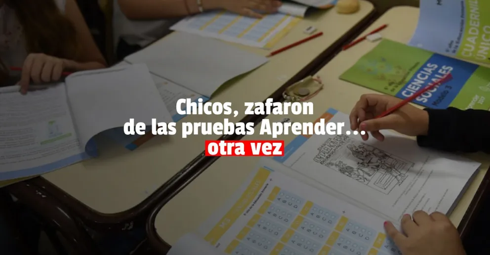 Por segundo año consecutivo: suspendieron las pruebas Aprender